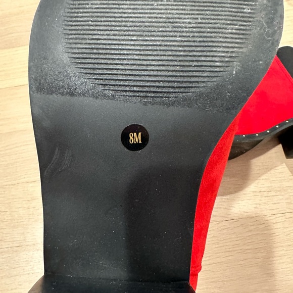 Red and Black Booties - Picture 6 of 6